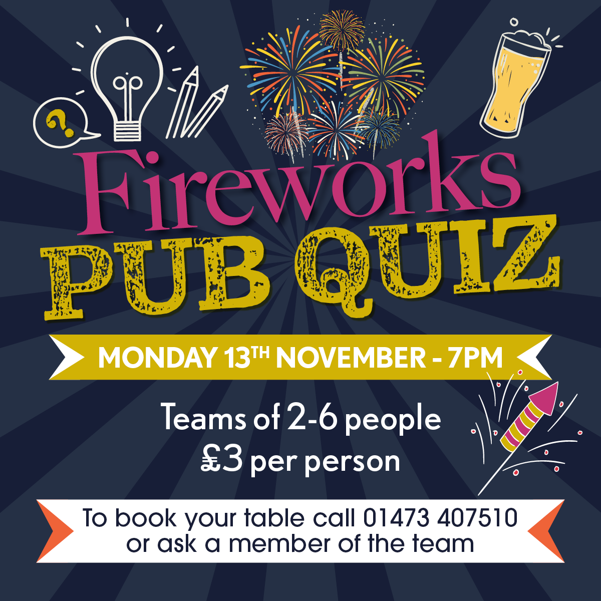 Fireworks Pub Quiz