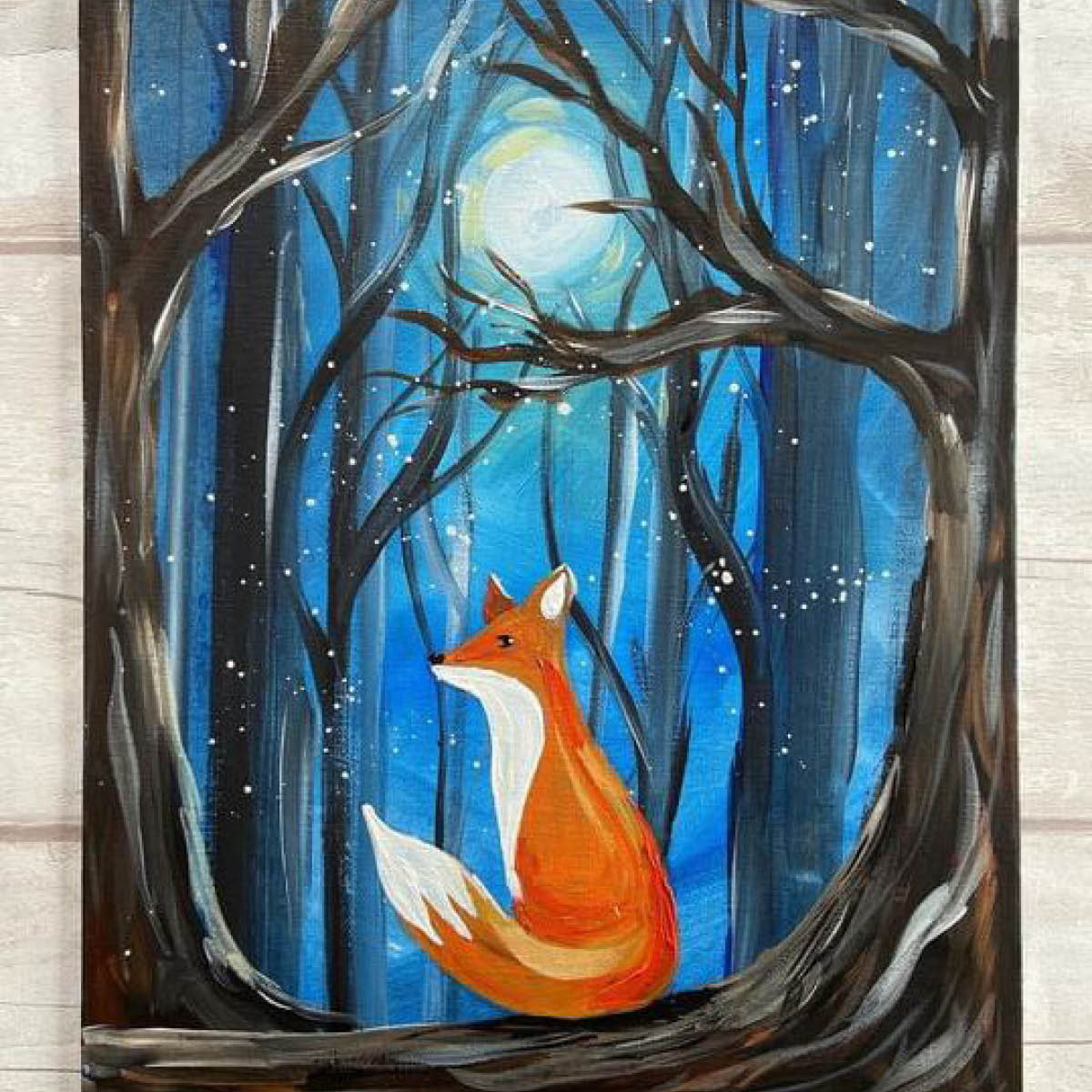 Fox and Moon
