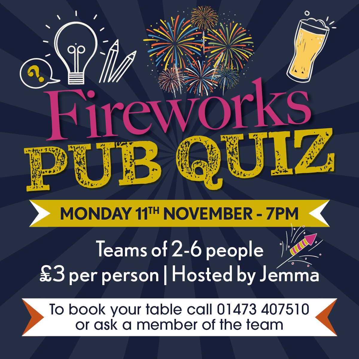 Fireworks Pub quiz