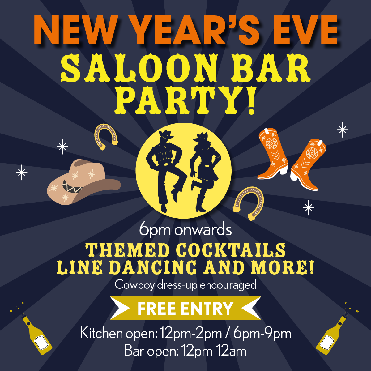 New Year’s Eve - Saloon Bar Party!